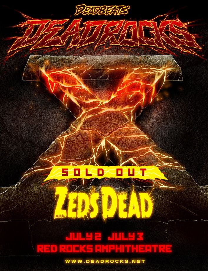 DEADROCKS X WITH ZEDS DEAD July 2 - 3 Red Rocks Amphitheater